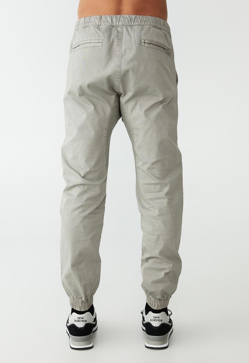 Cotton On - Drake cuffed pant - mushroom