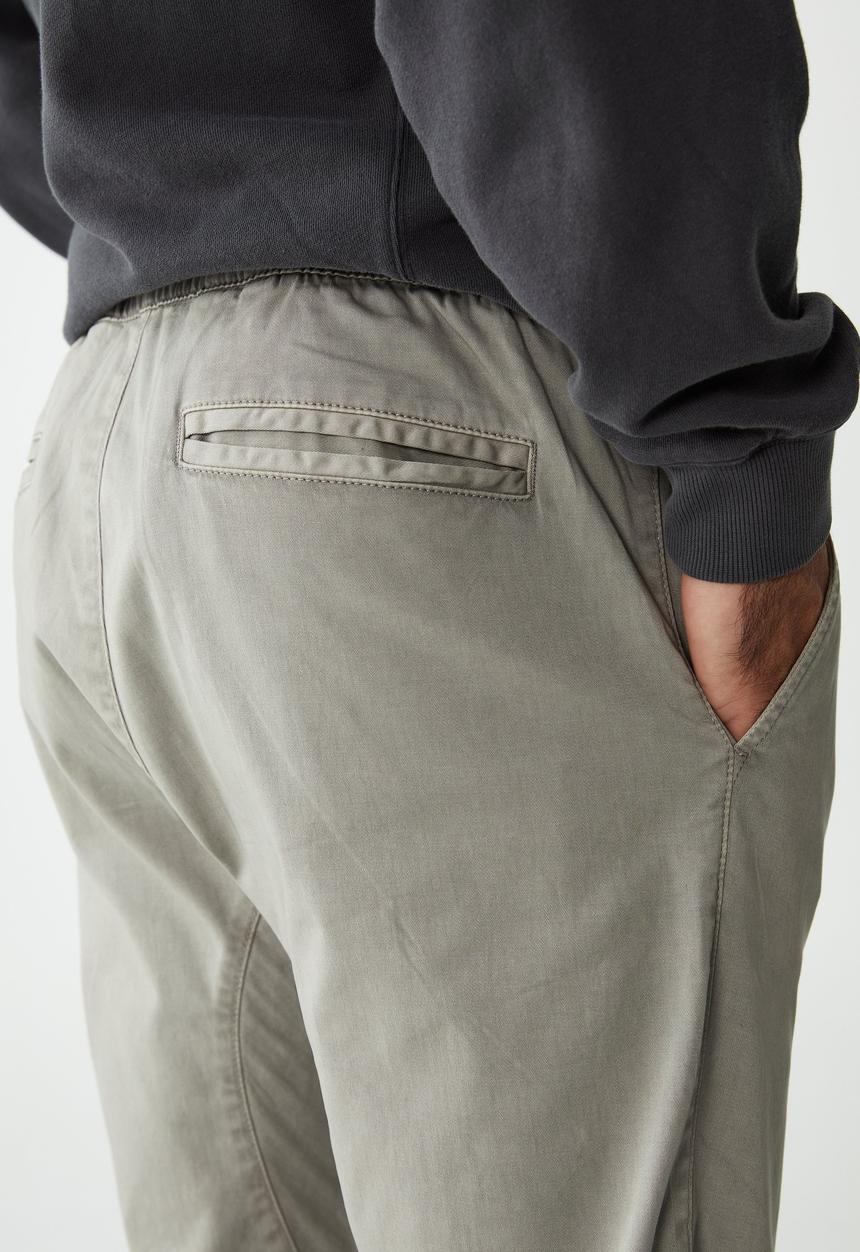 Cotton On - Drake cuffed pant - mushroom