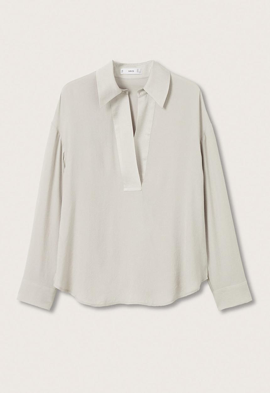 MANGO - Shirt daniela - ecru 