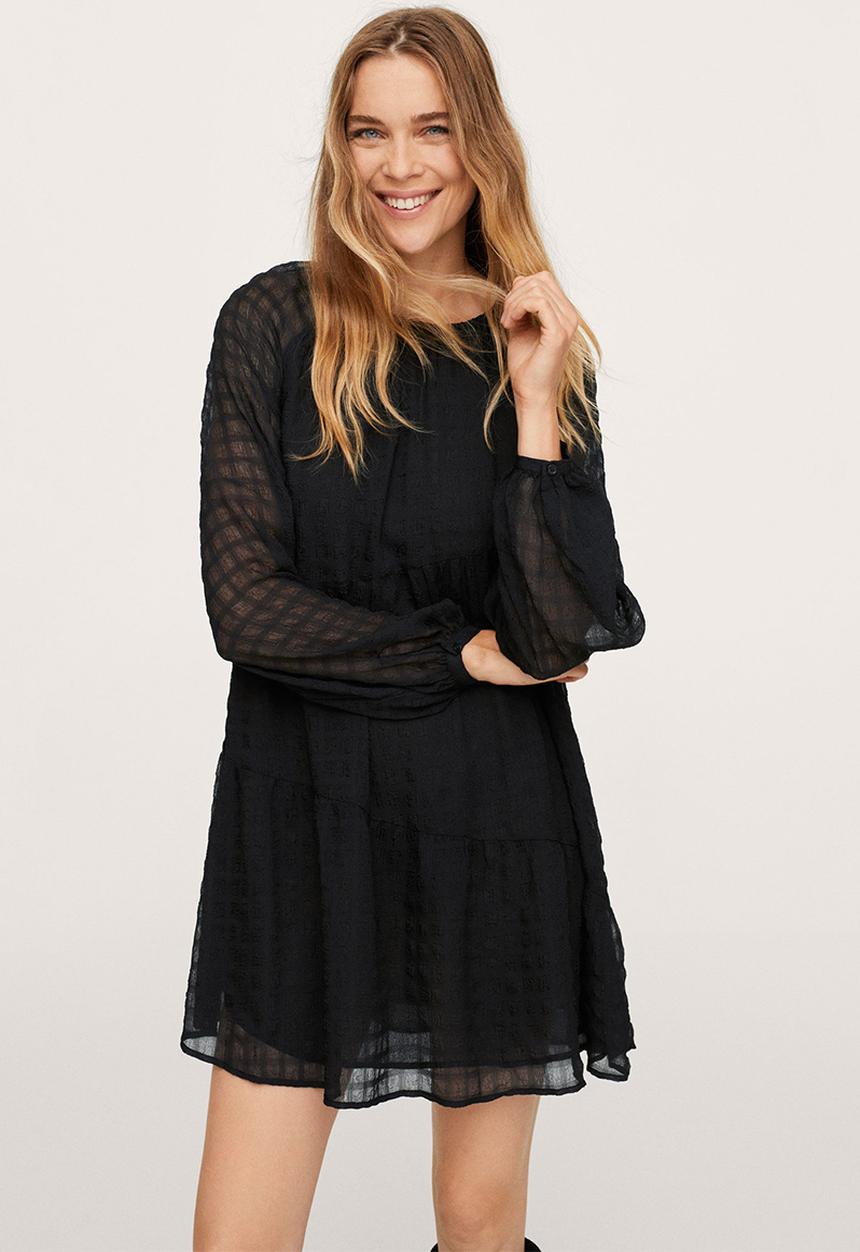 MANGO - Dress match - black