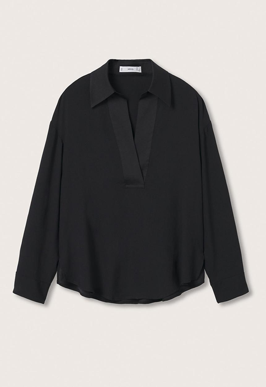 MANGO - Shirt daniela - black