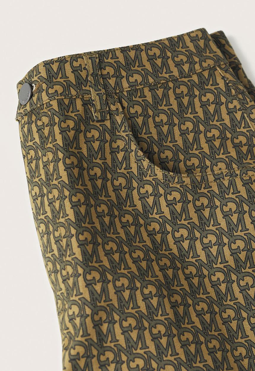 MANGO - Skirt charlie - brown