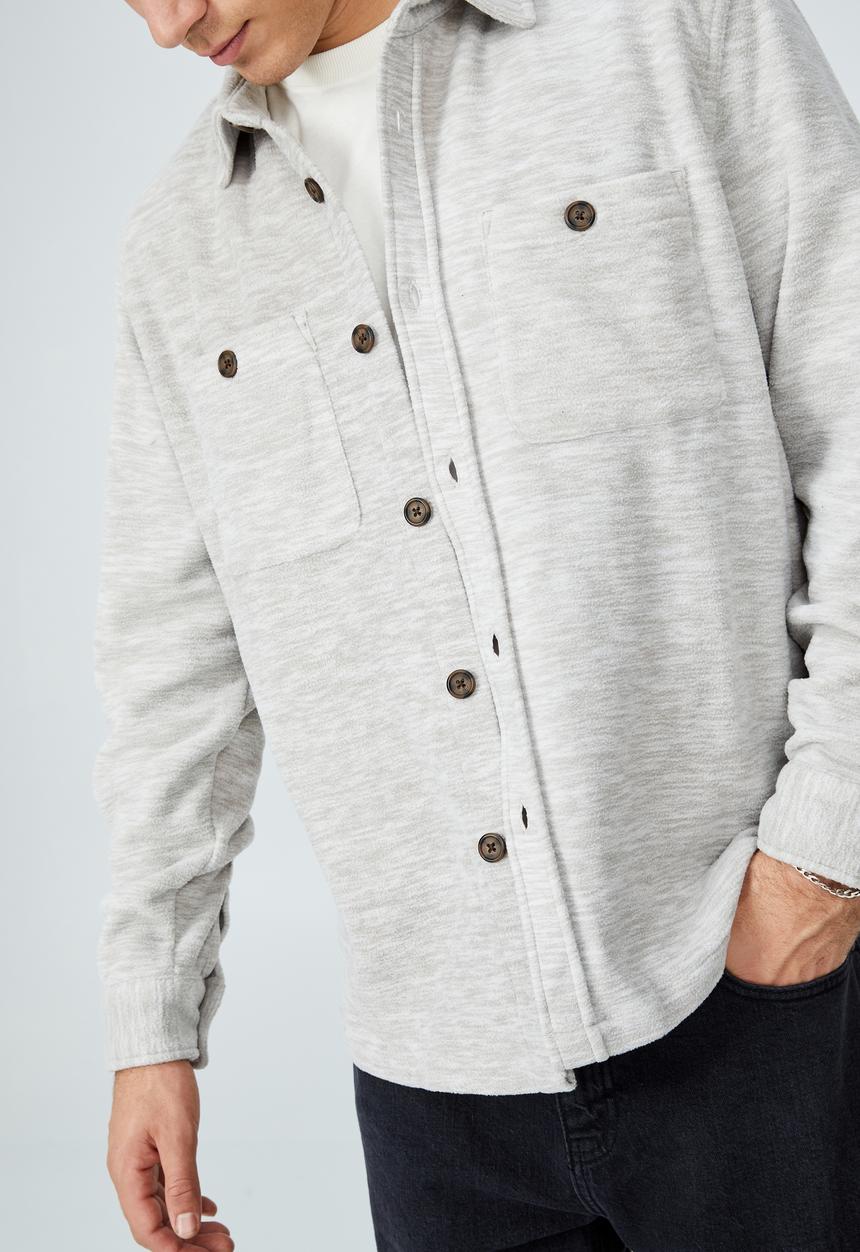 Cotton On - Heavy overshirt - grey