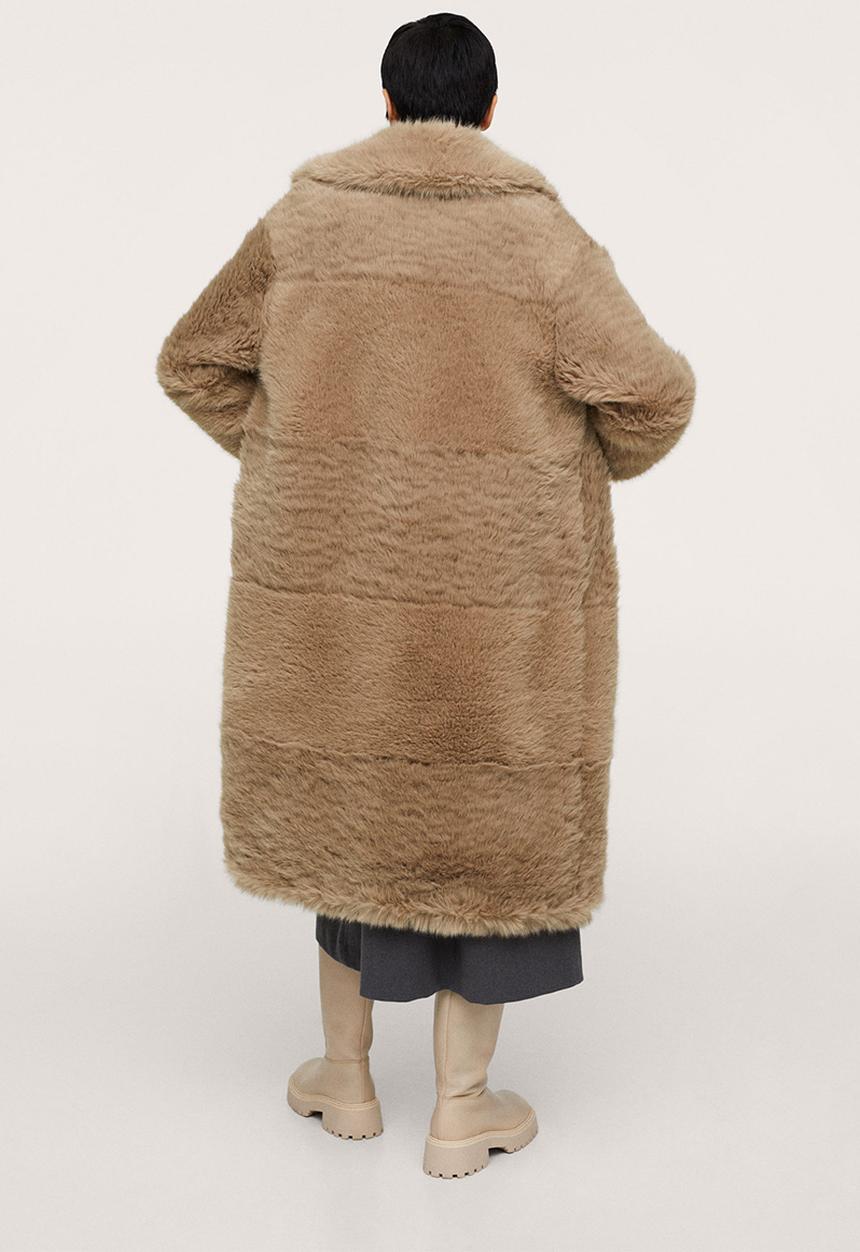 MANGO - Coat chowchow - light beige