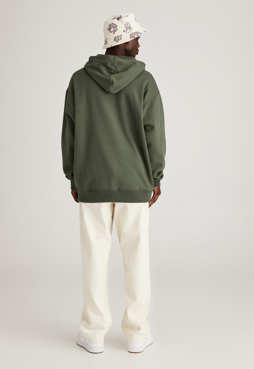 Cotton On - Keith haring fleece pullover - forest