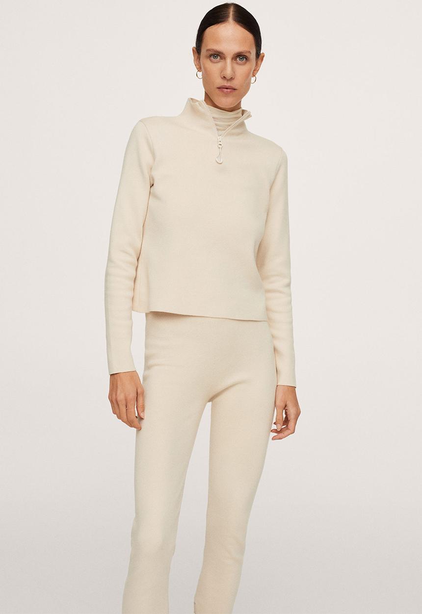 MANGO - Sweater trekking - natural