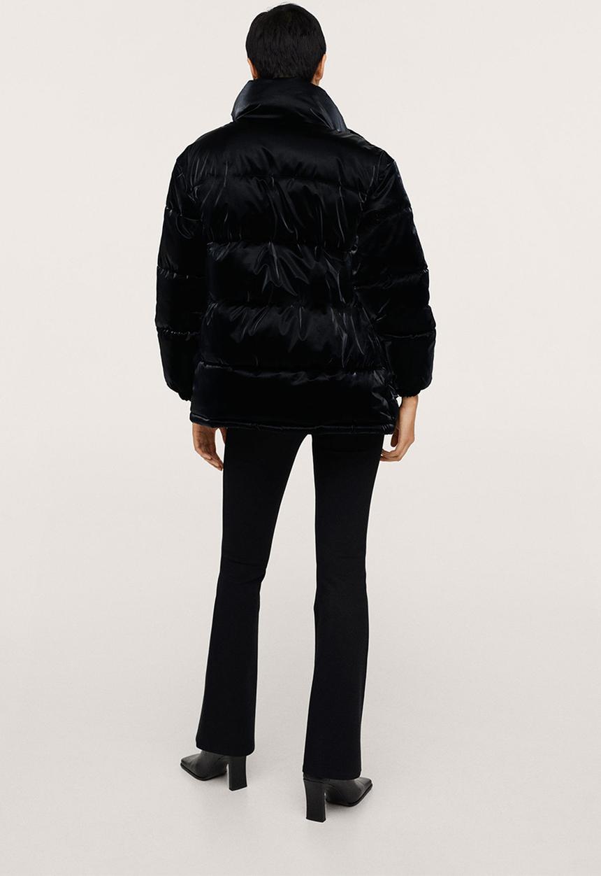 MANGO - Anorak shark - black
