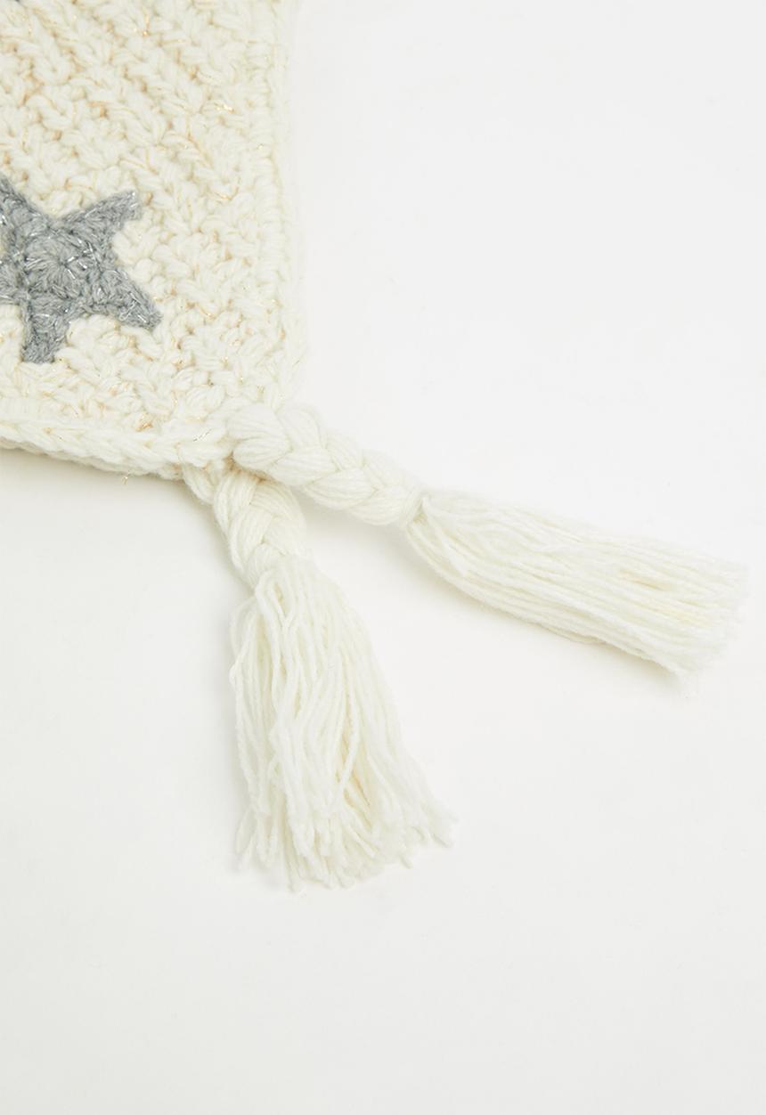Pop Candy - Girls unicorn beanie - cream