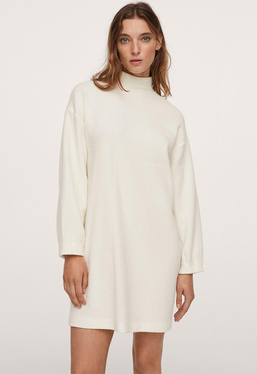 MANGO - Dress antonela - light beige