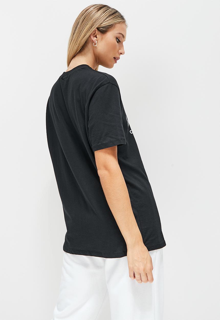 Blake - Graphic oversized tee - black