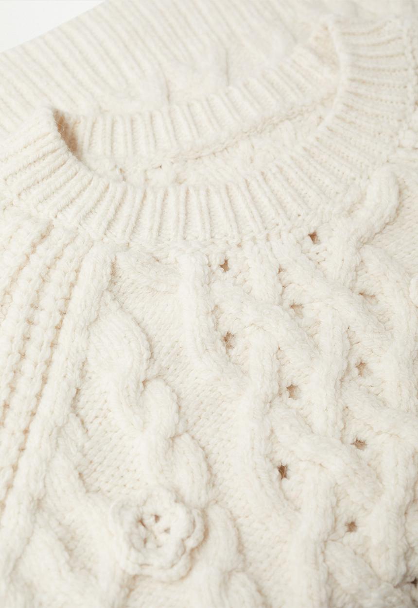 MANGO - Plus sweater odessa - light beige