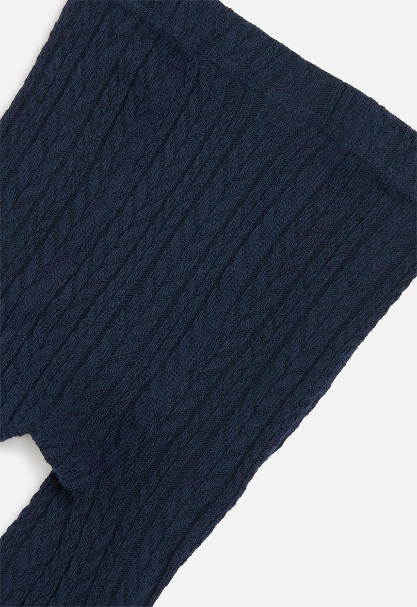MINOTI - Girls cable knit tights - navy