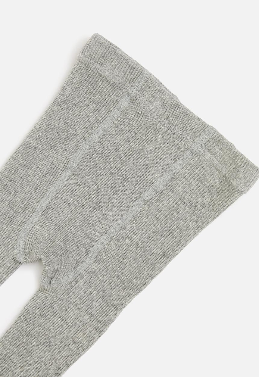 MINOTI - Girls ribbed tights - grey