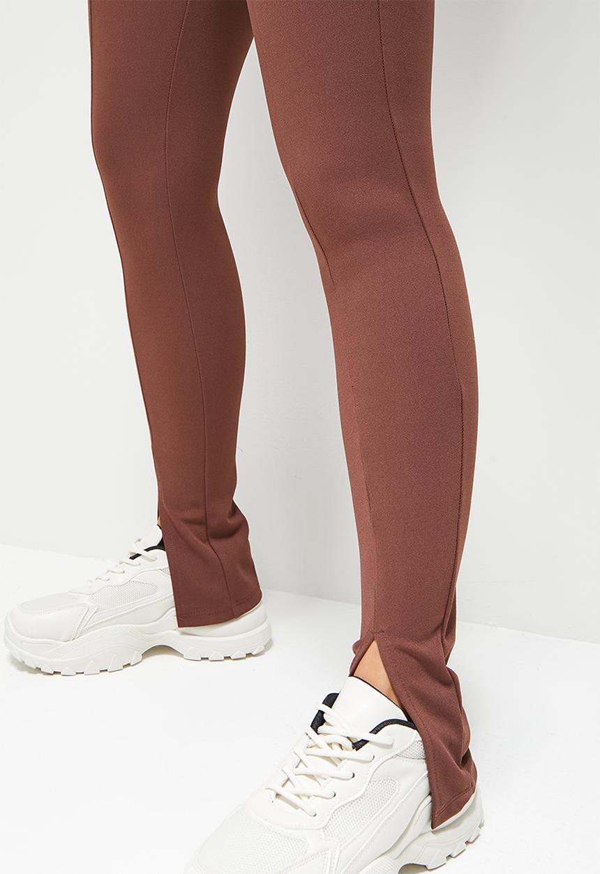 Blake - Split front legging- rootbeer