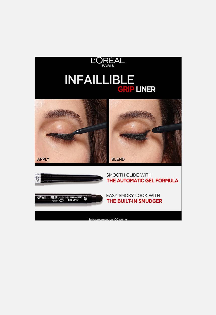 L'Oreal Paris - Infaillible 36H Grip Gel Auto Eyeliner - Brown Denim