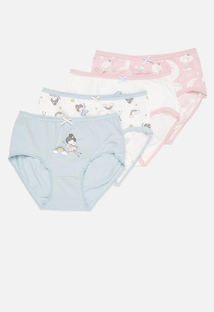 Pop Candy - Girls 4 pack printed briefs - multi