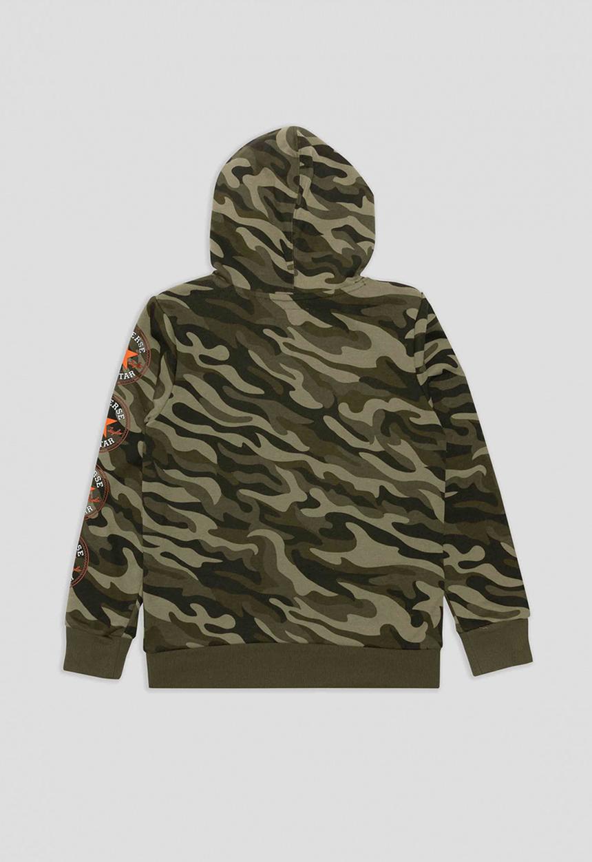 Converse - Cnvb camo po hoodie - khaki