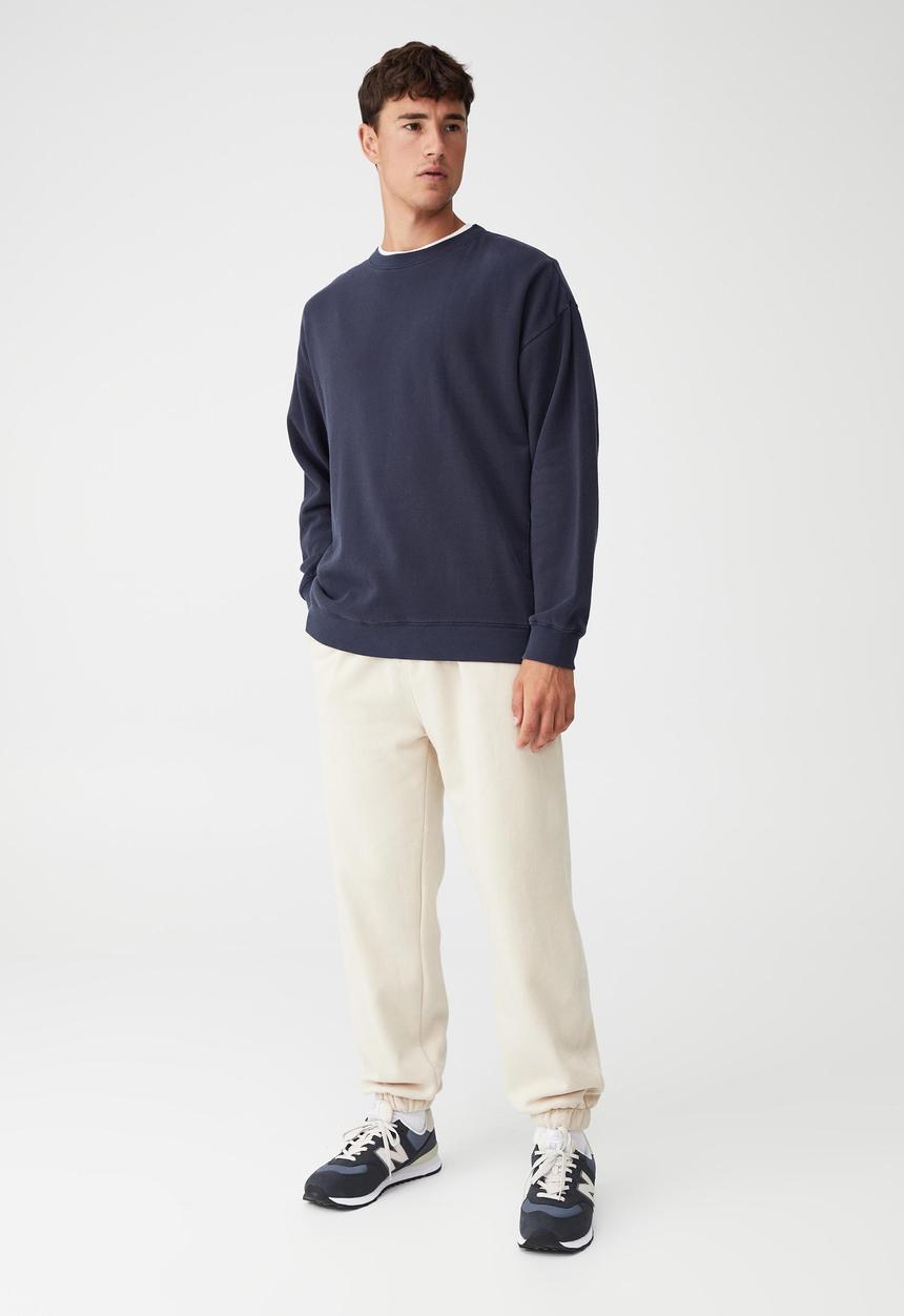 Cotton On - Loose fit track - ecru