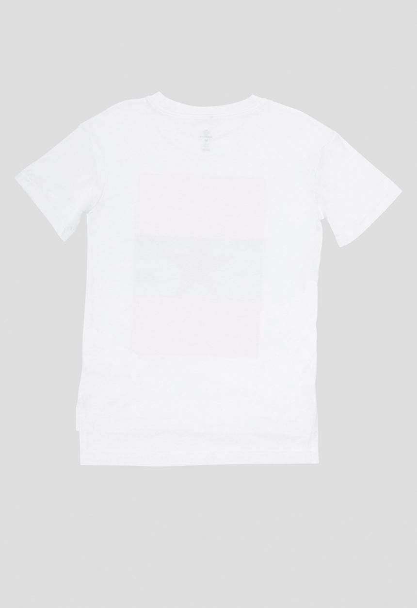 Converse - Cnvg hi-low elongated check tee - white