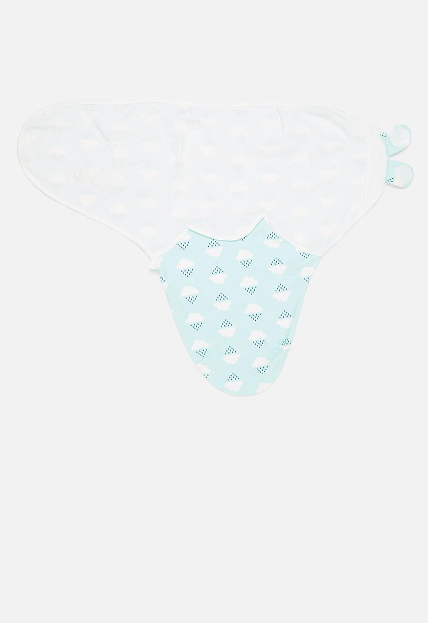 Pop Candy - Baby blanket, beanie & mittens set - blue