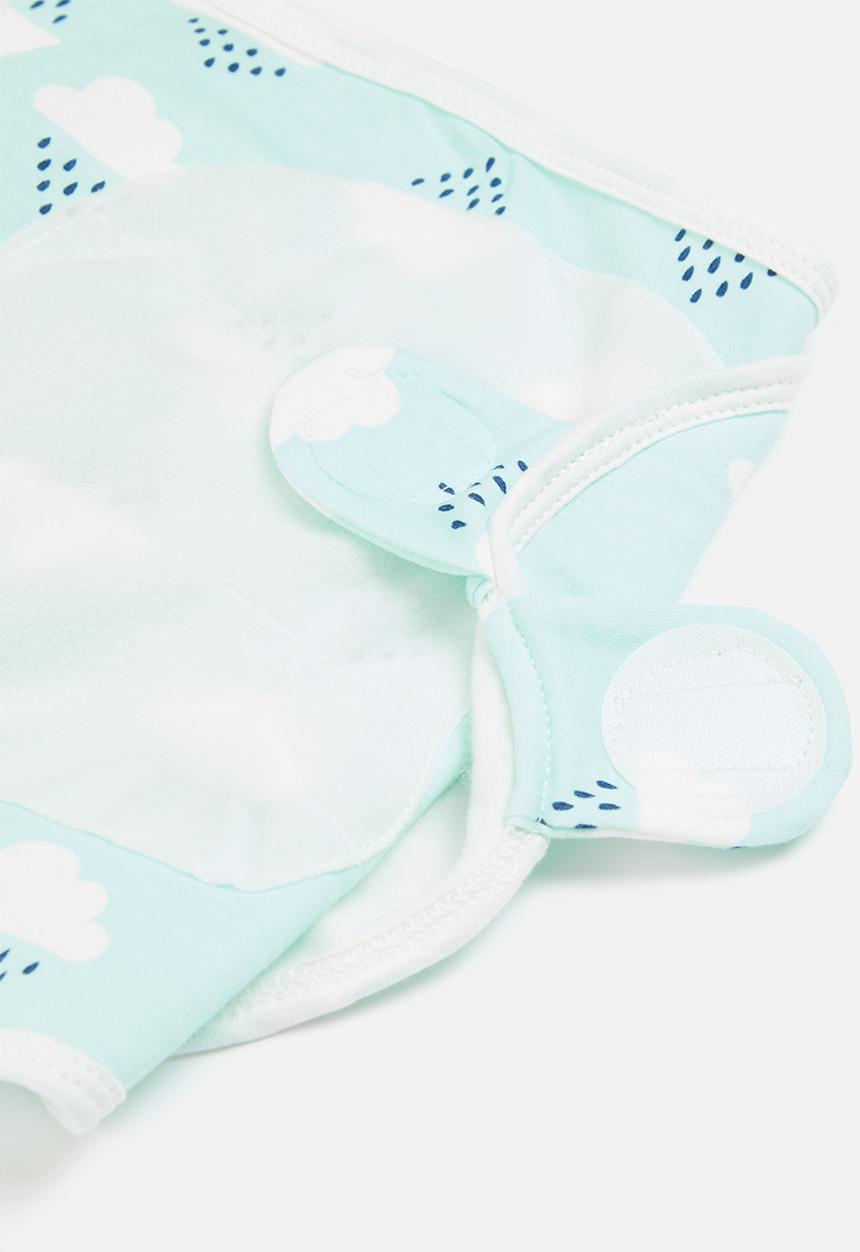 Pop Candy - Baby blanket, beanie & mittens set - blue