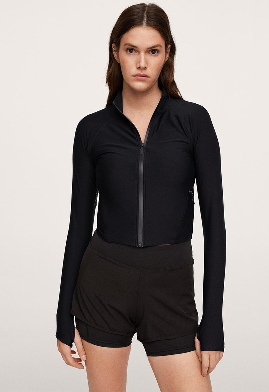 MANGO - Sweater warmyj - black