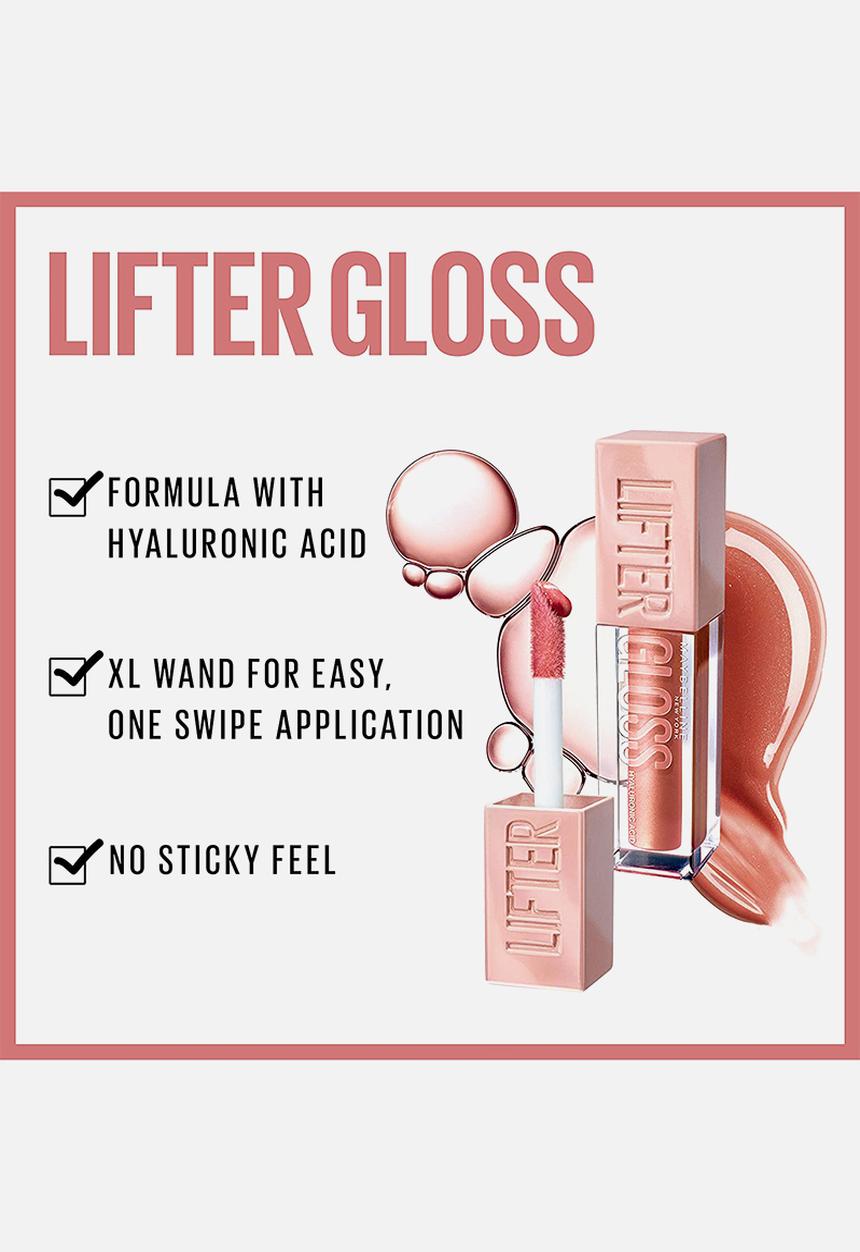 Maybelline - Lifter Gloss Lip Gloss with Hyaluronic Acid - Silk