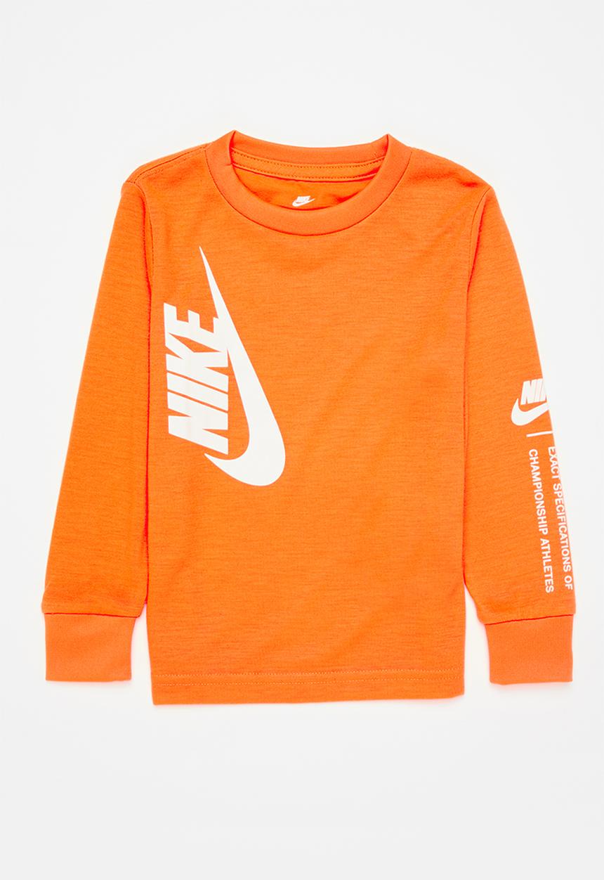 Nike - Nkb amplify long sleeve tee - orange