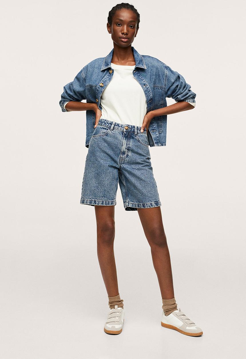 MANGO - Bermuda shortsalexa-h - open blue