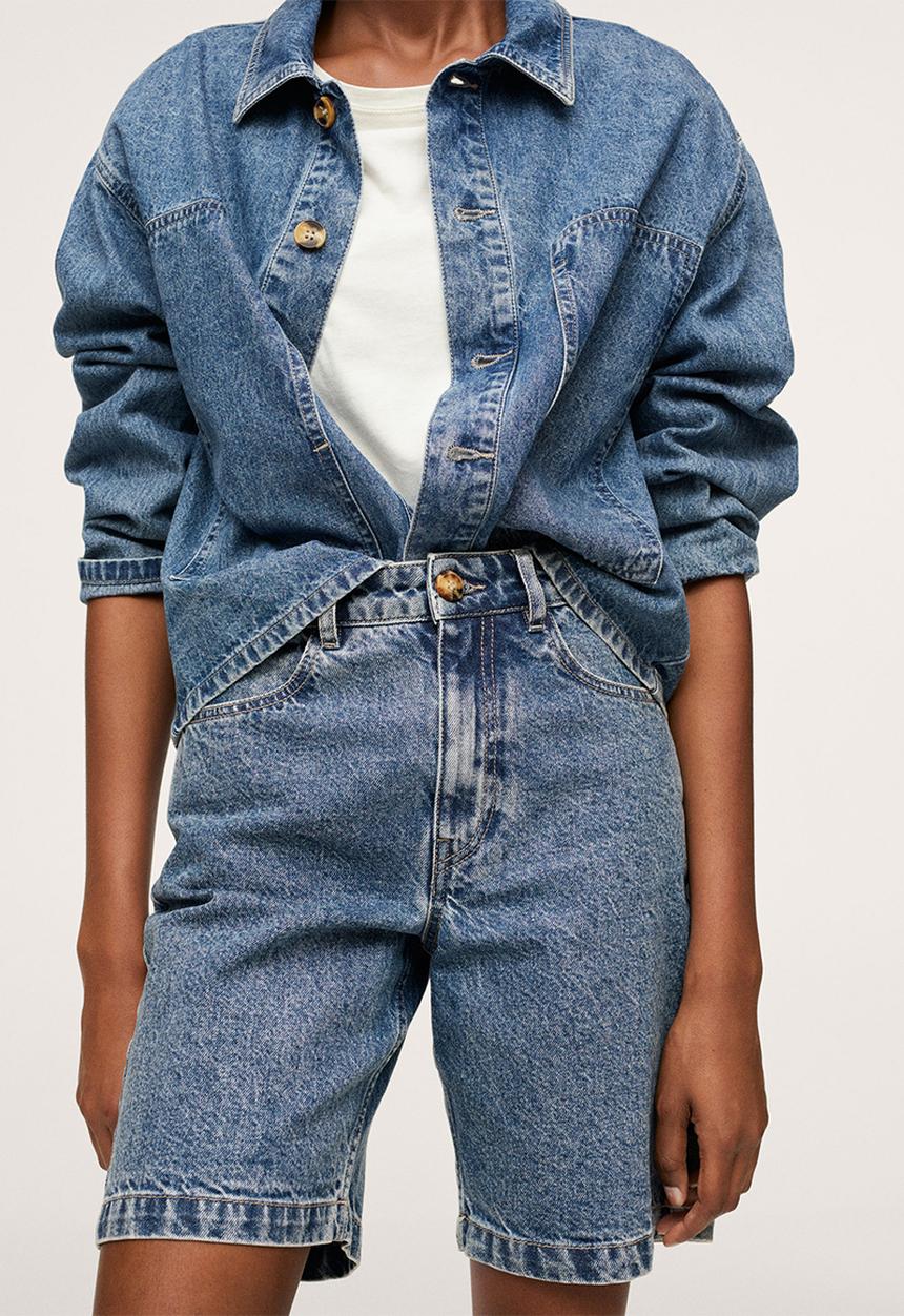 MANGO - Bermuda shortsalexa-h - open blue