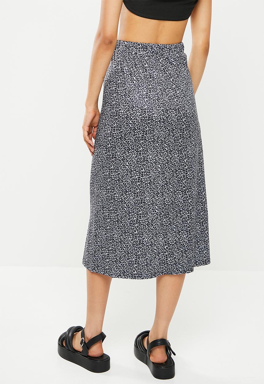 dailyfriday - Side slit skirt - black