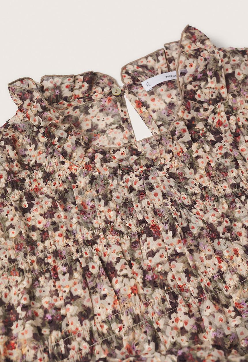 MANGO - Plus dress bubble - light beige