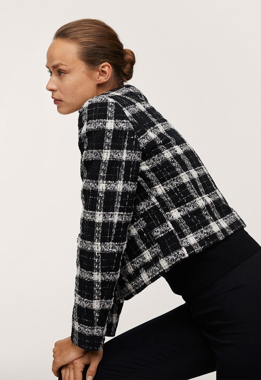 MANGO - Jacket silvana - black