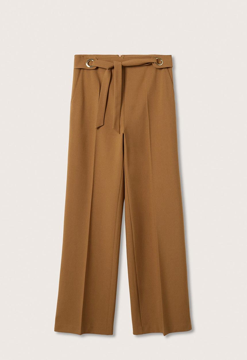 MANGO - Trousers hannah - medium brown