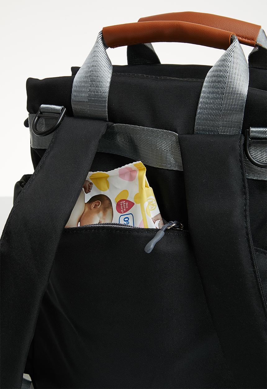 Pop Candy - Baby diaper bag - black