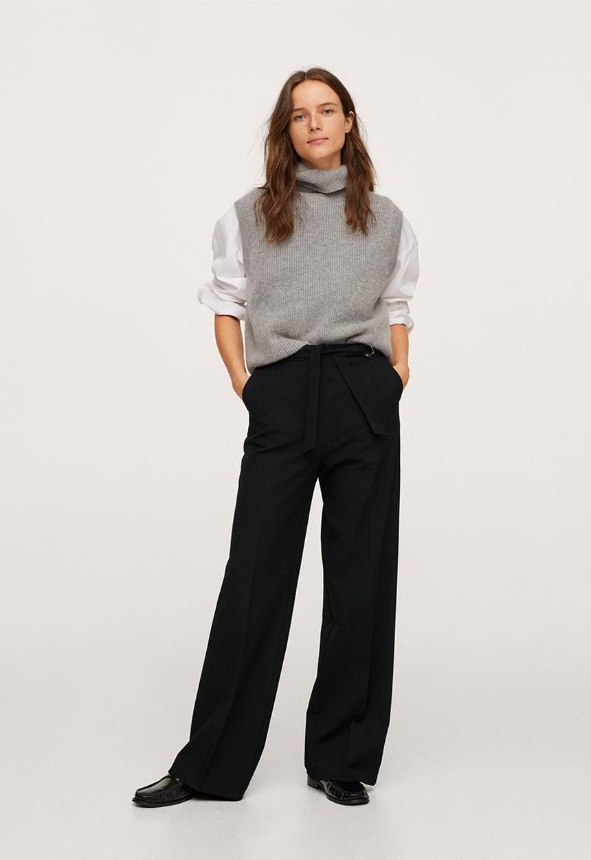MANGO - Trousers hannah - black