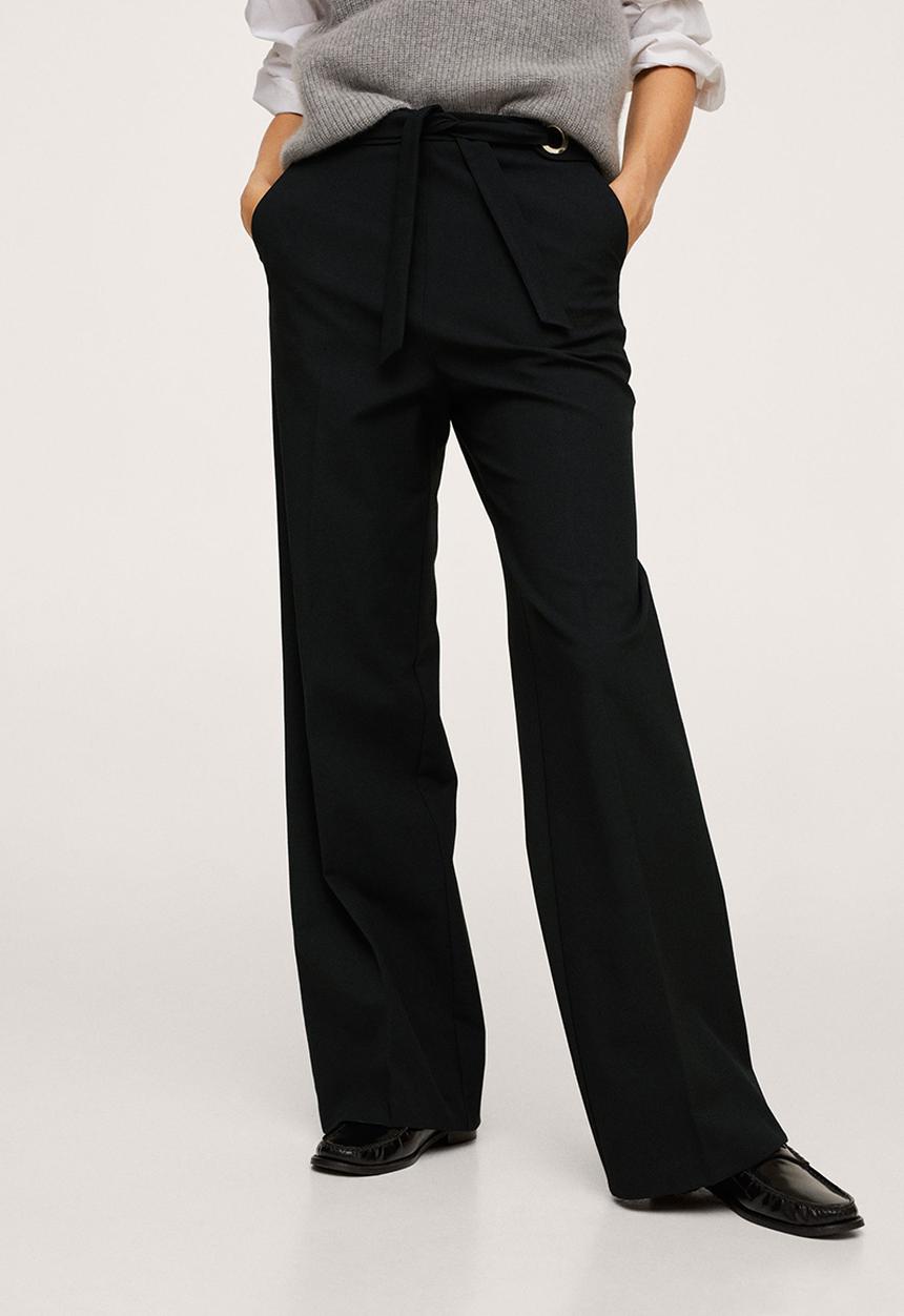 MANGO - Trousers hannah - black