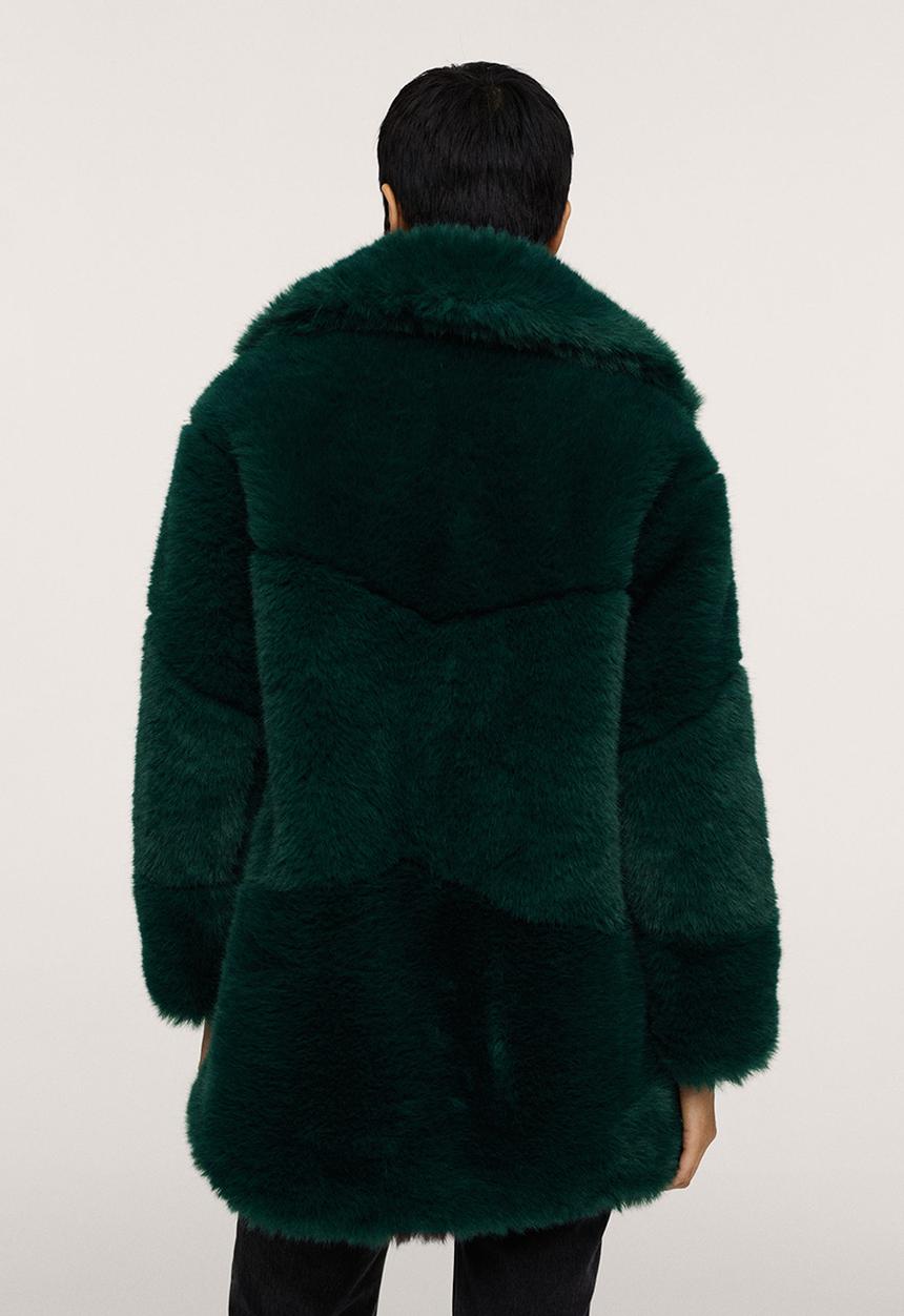 MANGO - Coat purpurin - dark green