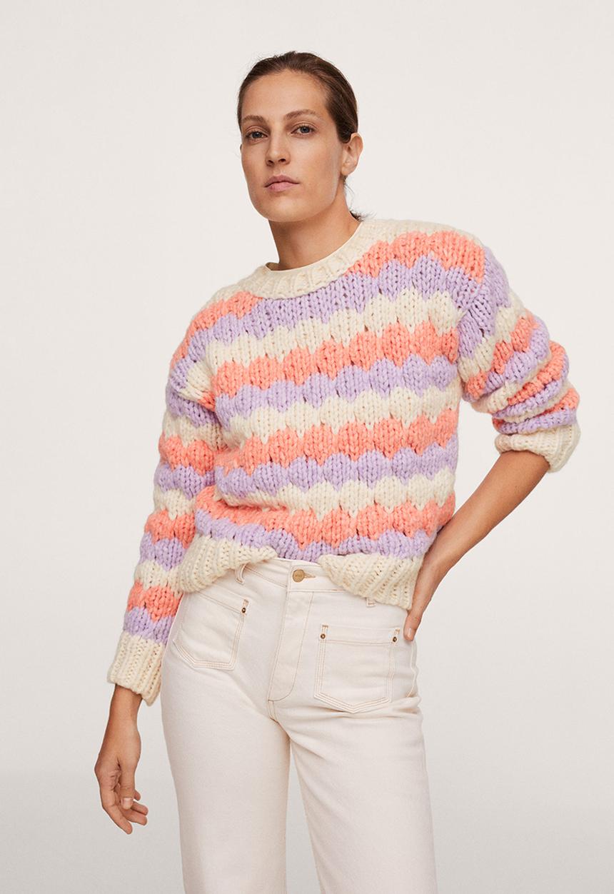 MANGO - Sweater crisblan - light beige