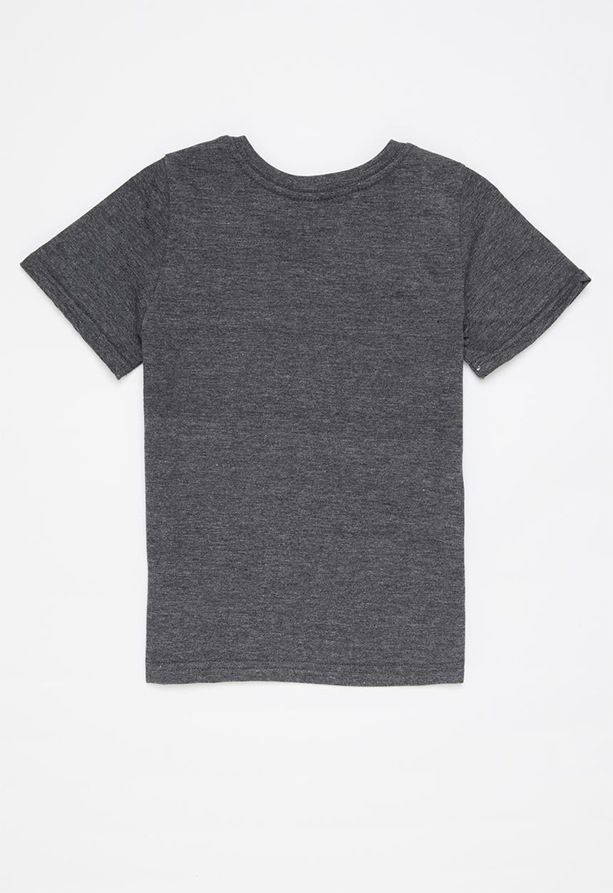 Pop Candy - Boys printed graphic T-shirt - charcoal