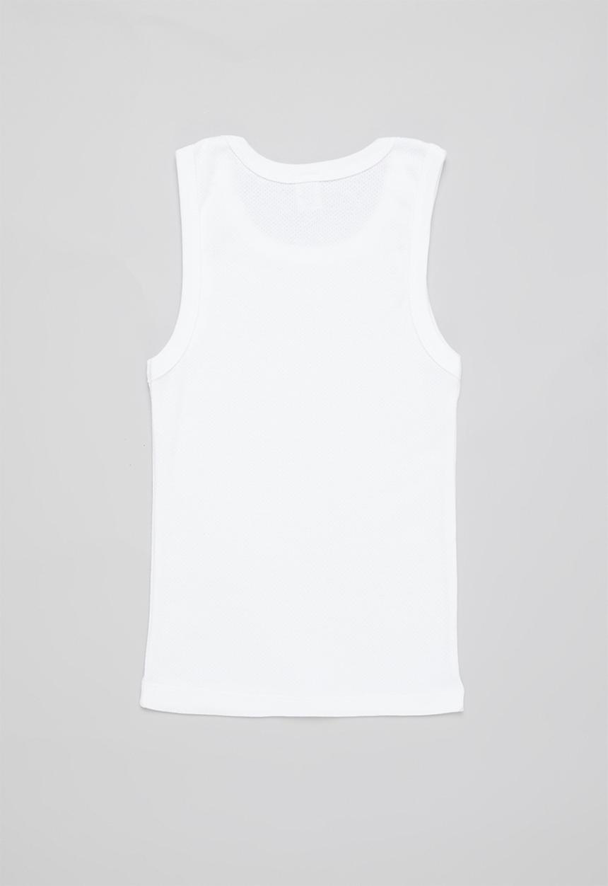 Pop Candy - Boys 2 pack vests - white