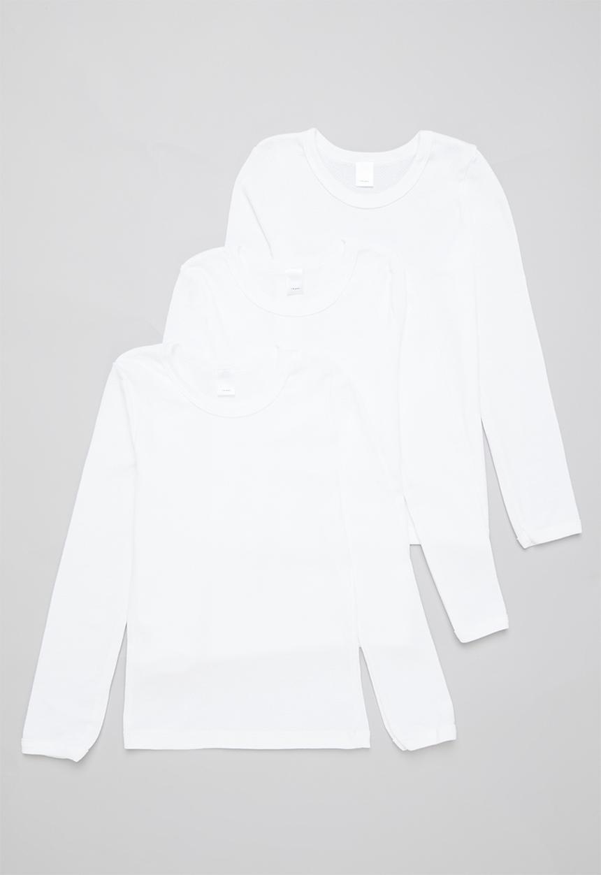 Pop Candy - Boys 3 pack core vests - white