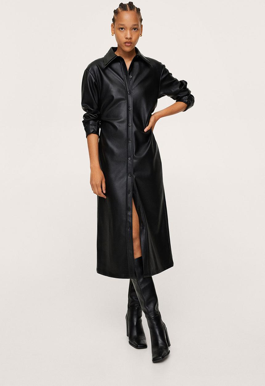 MANGO - Dress berlina - black