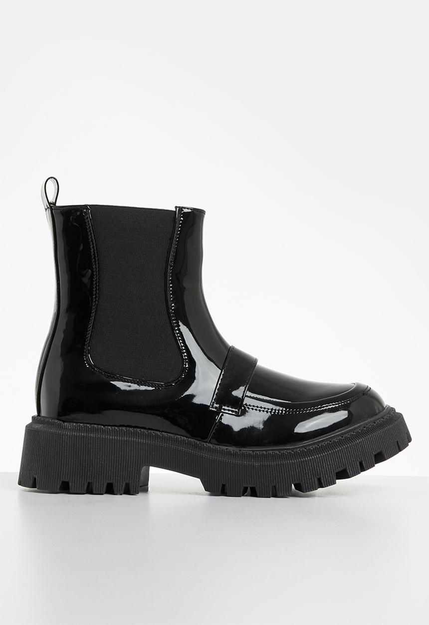 Footwork - Bandi chunky chelsea boot - black