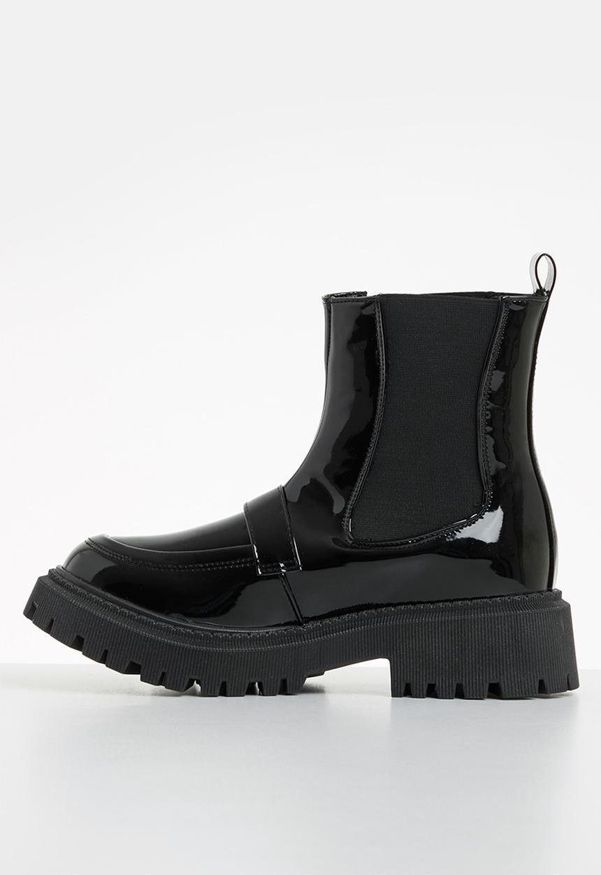 Footwork - Bandi chunky chelsea boot - black