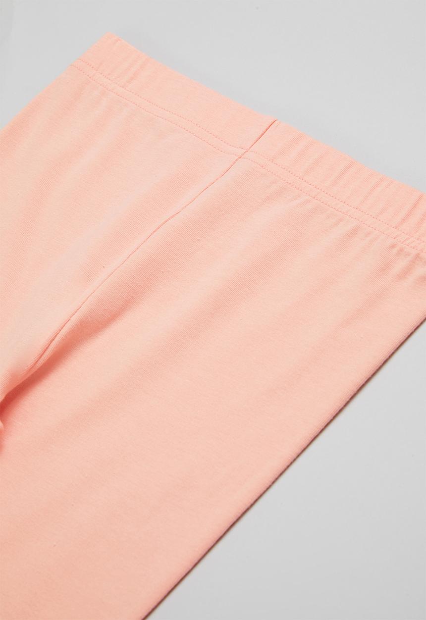 Pop Candy - Printed sweat top & leggings set - white top/peach