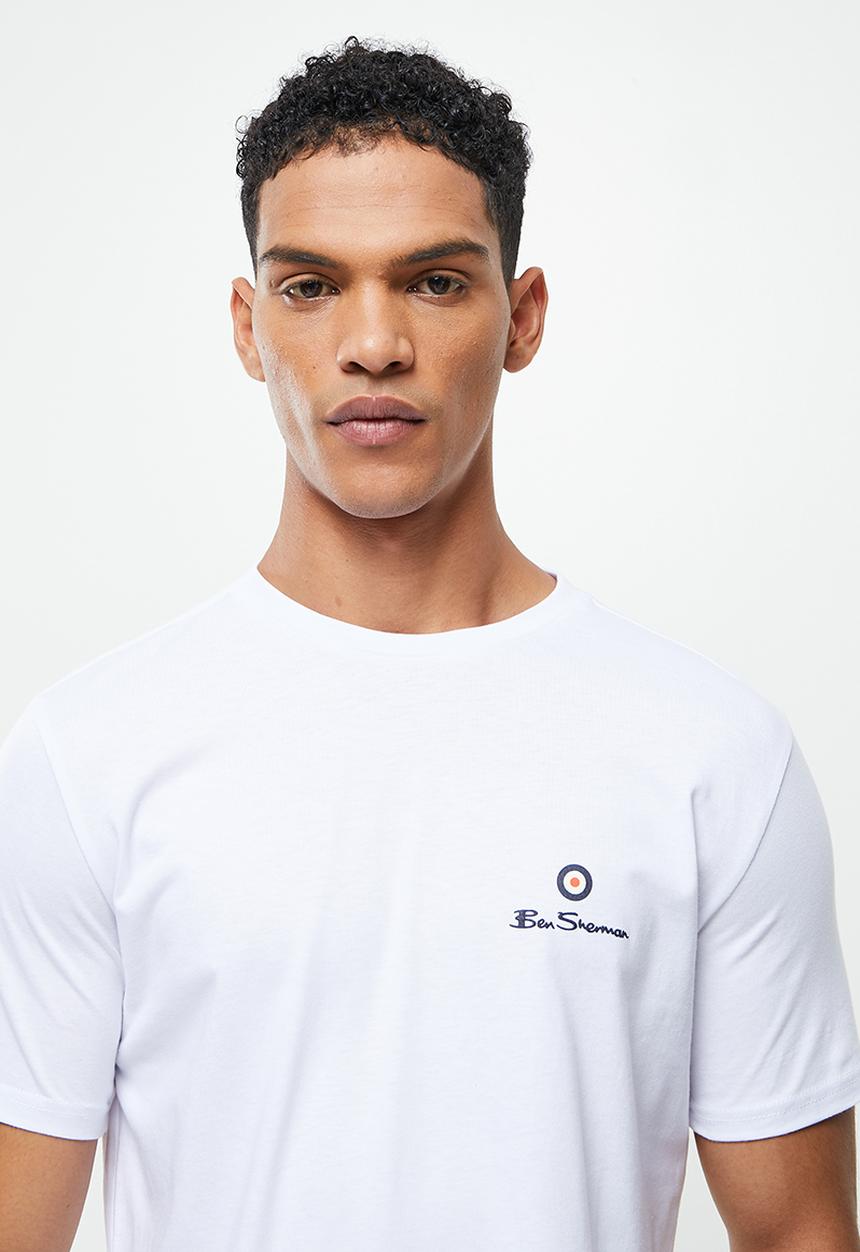Ben Sherman - Basic short sleeve ben tee - white