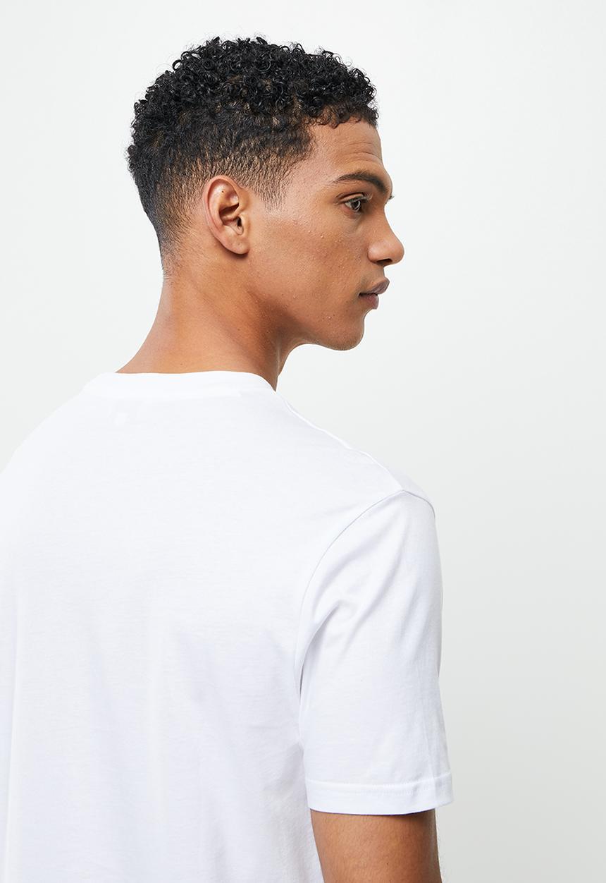 Ben Sherman - Pique short sleeve pocket tee - white