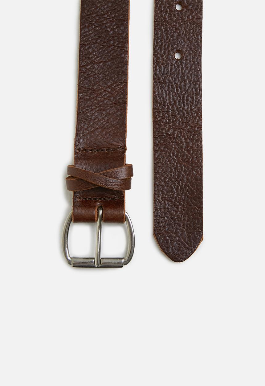 Superbalist - Andreya leather belt - tobacco