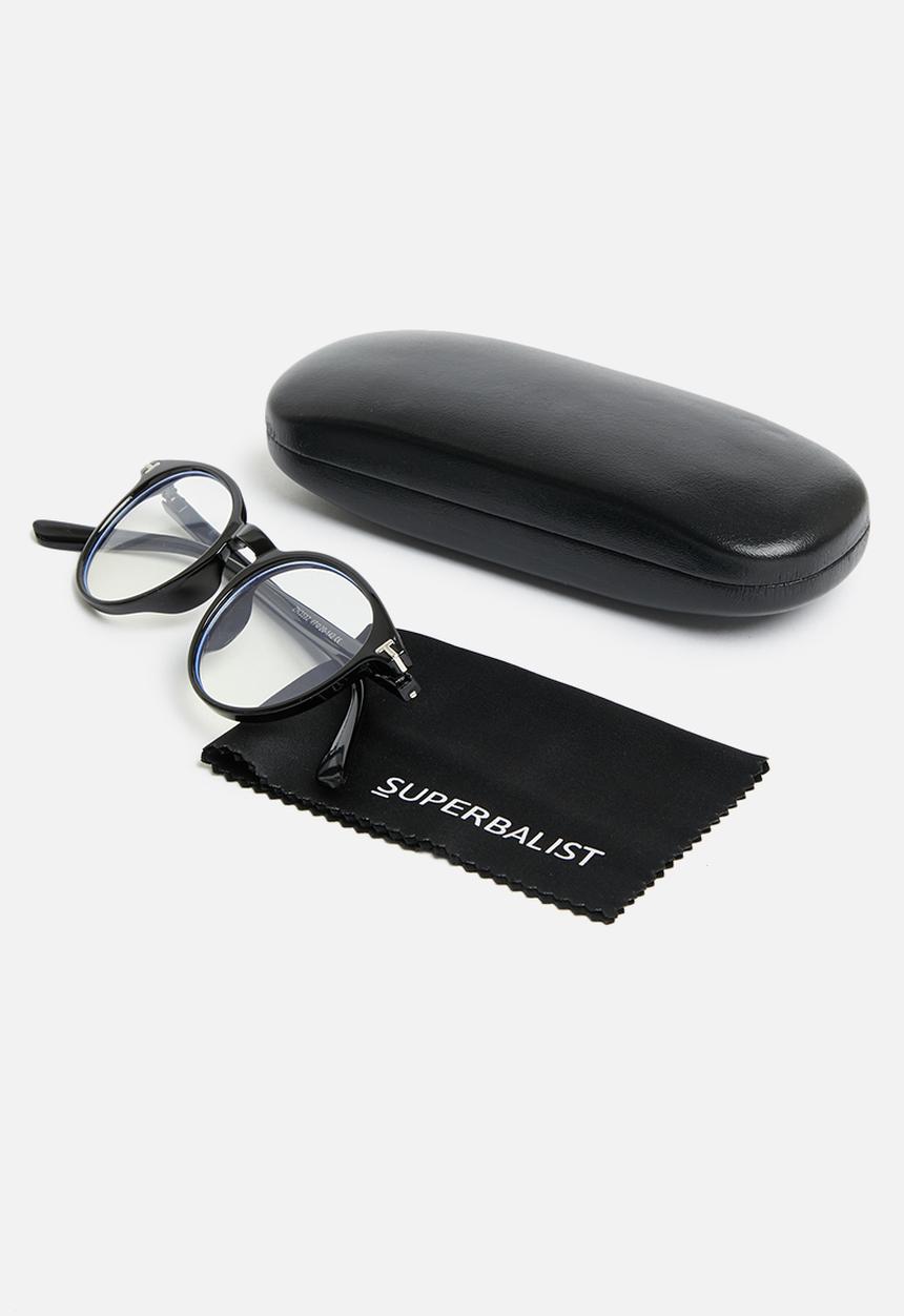 Superbalist - Tate blue light glasses - black